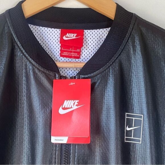 Nike 744004 Nikecourt tennis jacket full zip  black NWT - Picture 13 of 13